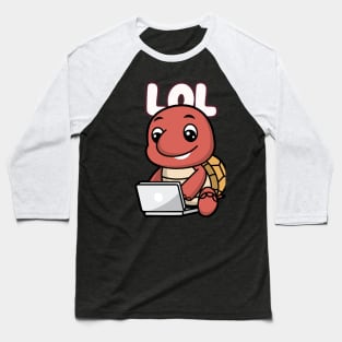 LOL Turtle Baseball T-Shirt